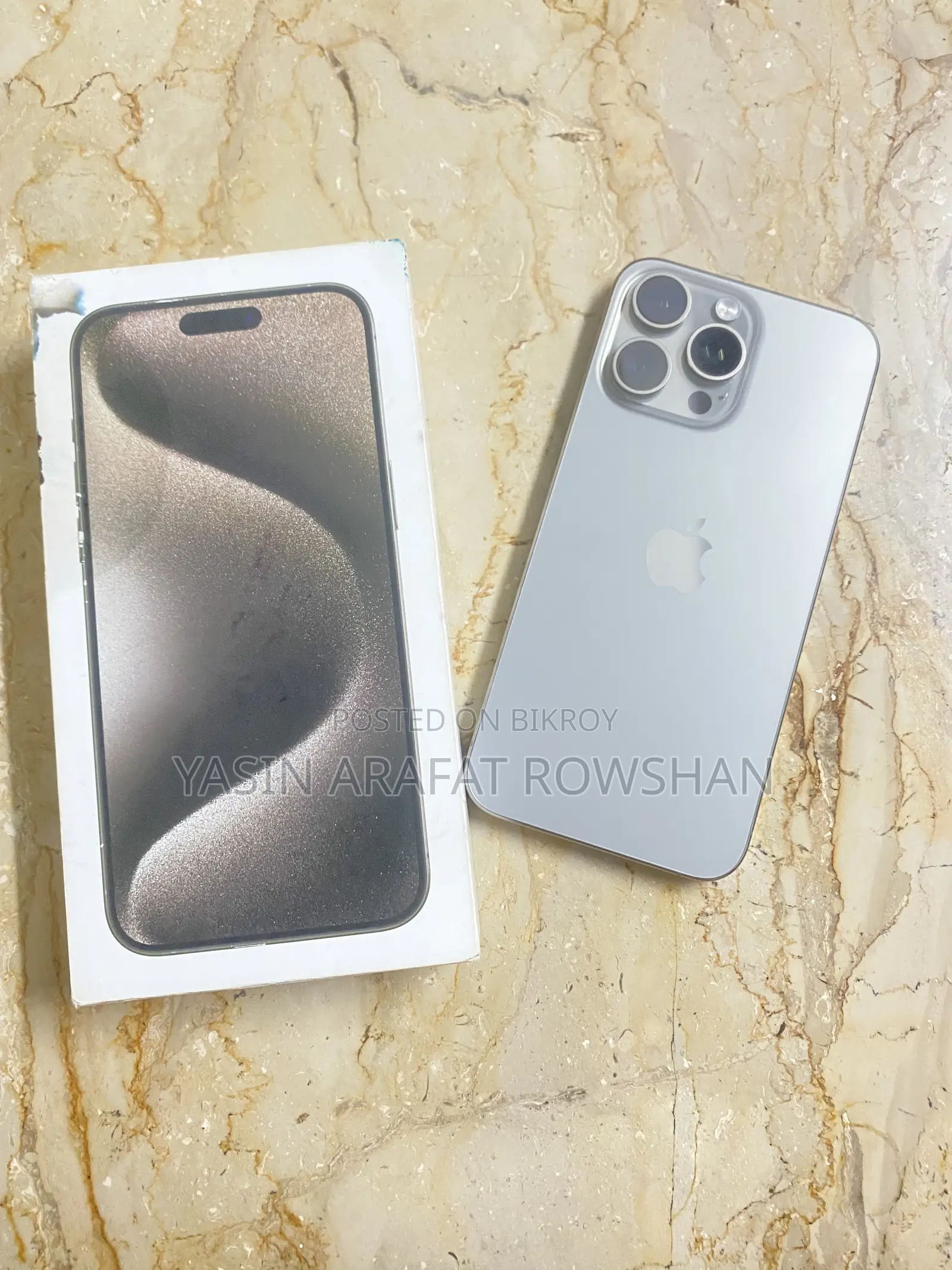 অ্যাপল আইফোন ১৫ প্রো ম্যাক্স ২৫৬ জিবি ব্লু