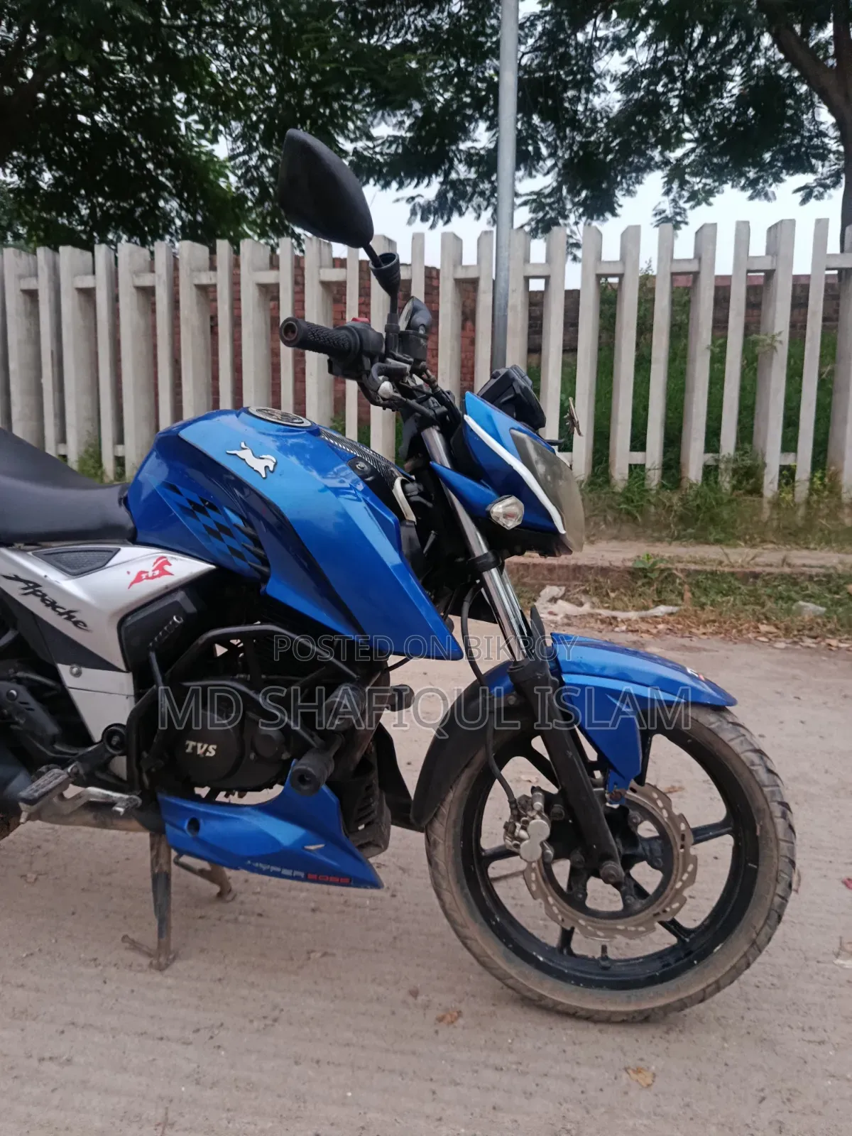 TVS Apache 160 4V 2018 Blue