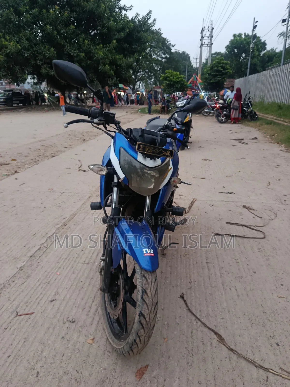TVS Apache 160 4V 2018 Blue