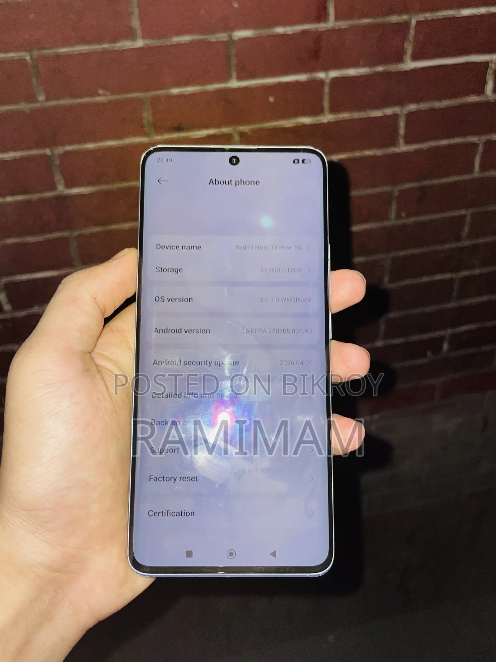 Xiaomi Redmi Note 13 Pro+ 512 GB Gray