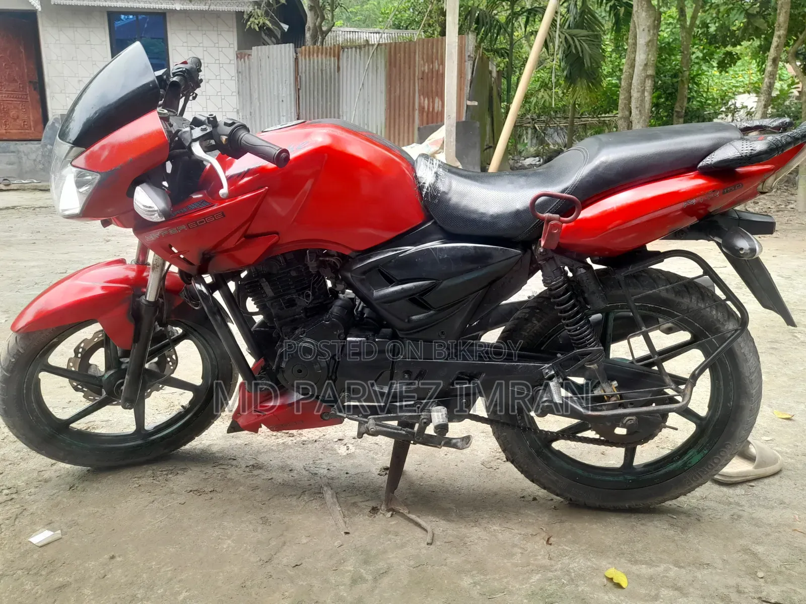 TVS Apache RTR 160 2V 2017 Red