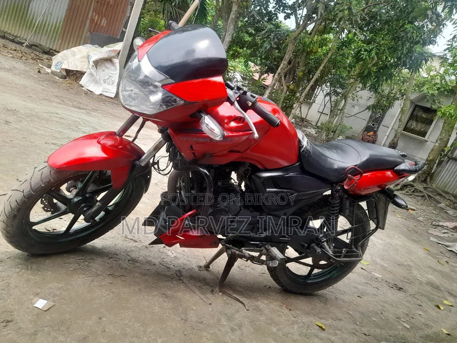 TVS Apache RTR 160 2V 2017 Red