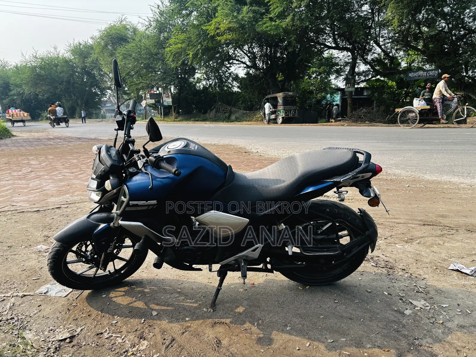 ইয়ামাহা এফজেডএস ভি৩ ২০২২ নীল