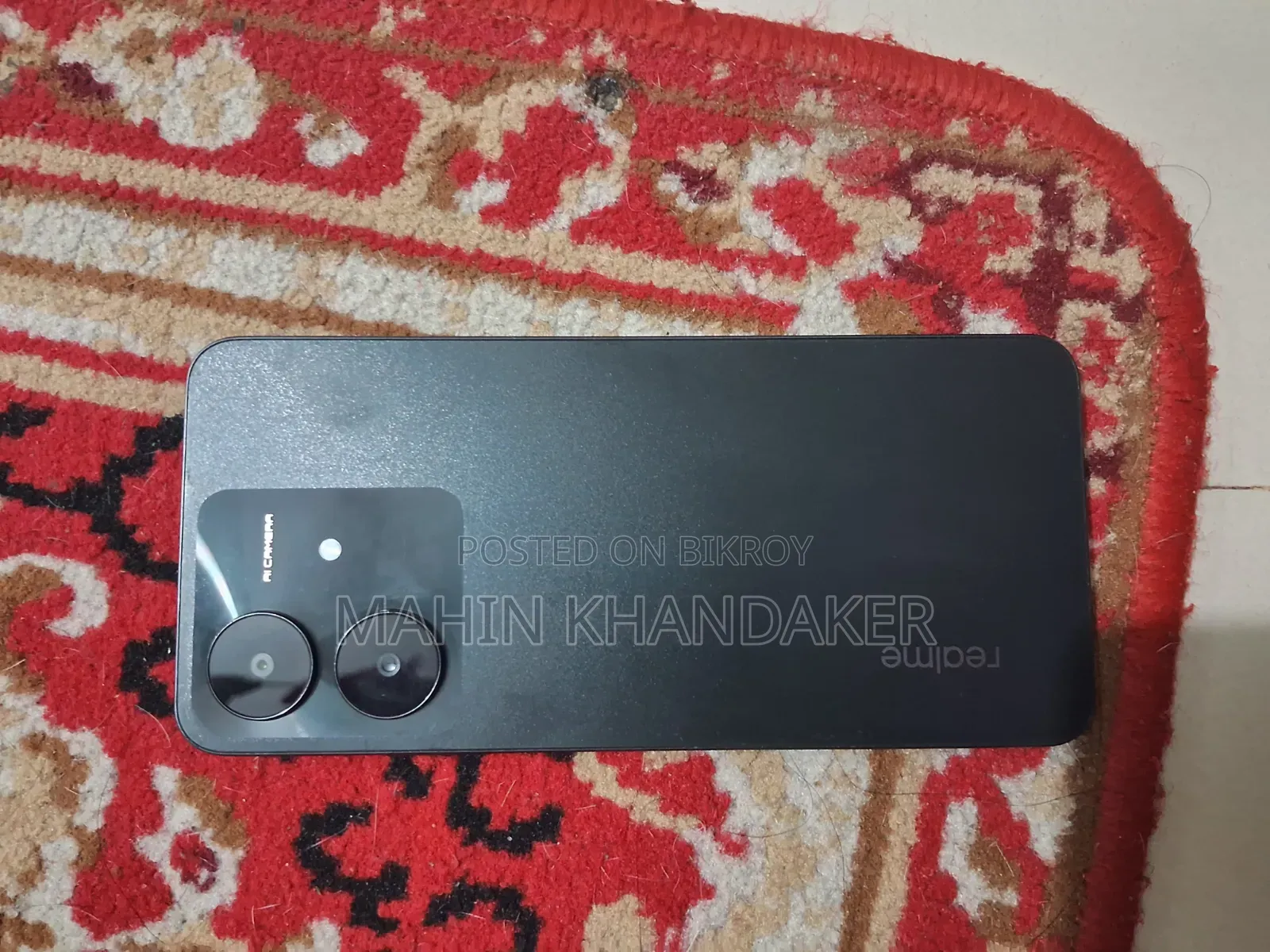 রিয়েলমি নোট ৬০এক্স ৬৪ জিবি ব্ল্যাক