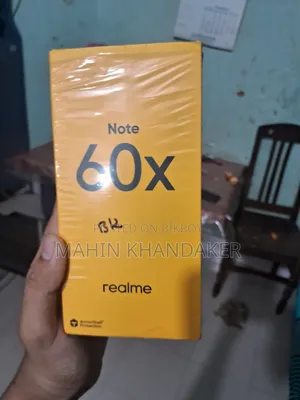 রিয়েলমি নোট ৬০এক্স ৬৪ জিবি ব্ল্যাক