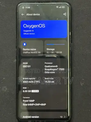 OnePlus Nord CE 5G 128 GB Blue