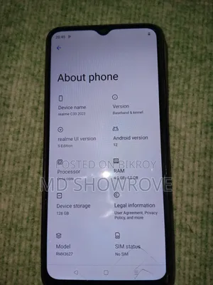 রিয়েলমি সি৩৩ ২০২৩ ১২৮ জিবি