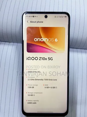 iQOO Z10x 128 GB Blue