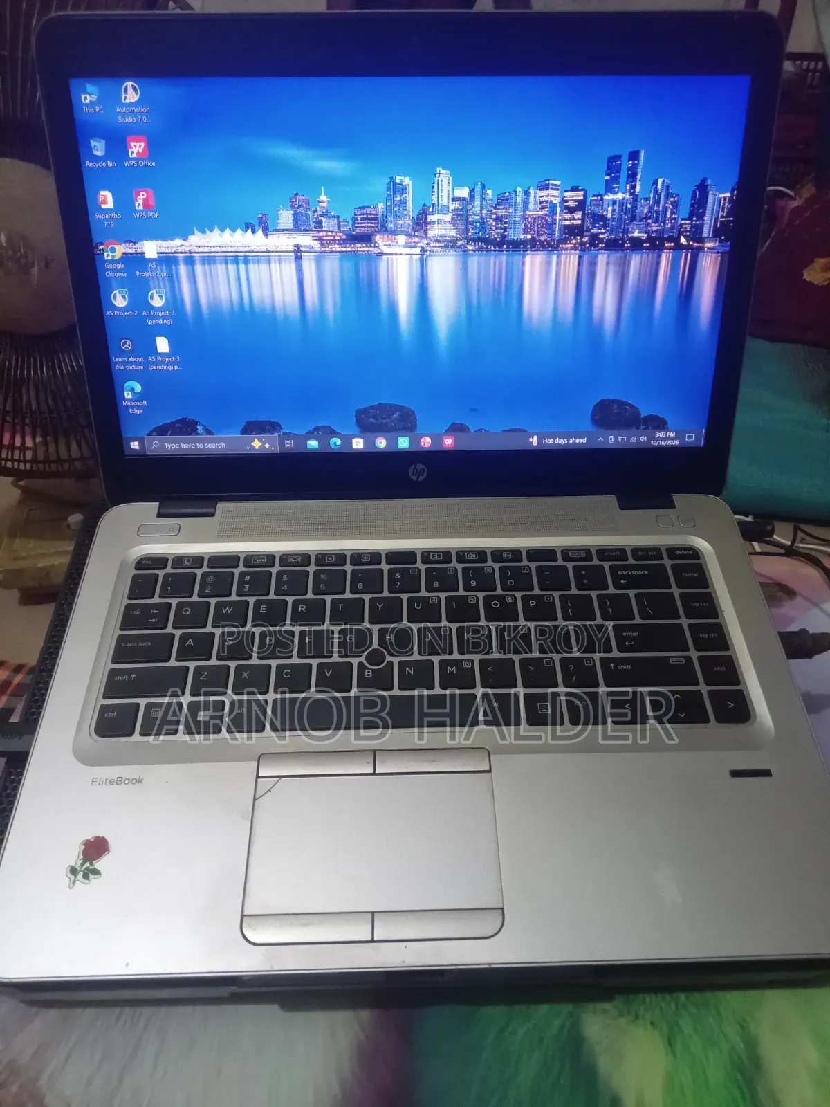 Laptop HP EliteBook 840 G3 8GB Intel Core i5 SSD 256GB