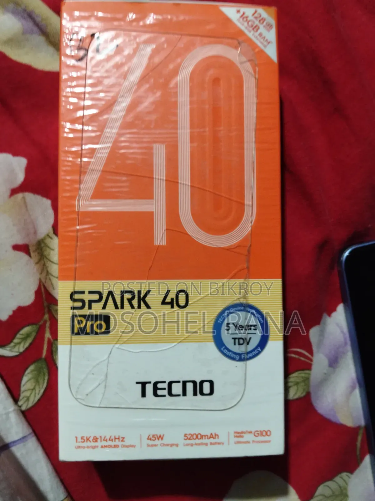 Tecno Spark 40 Pro 128 GB Pink