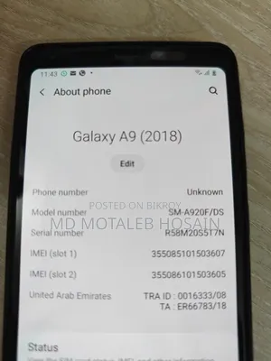 Samsung Galaxy A9 128 GB Blue
