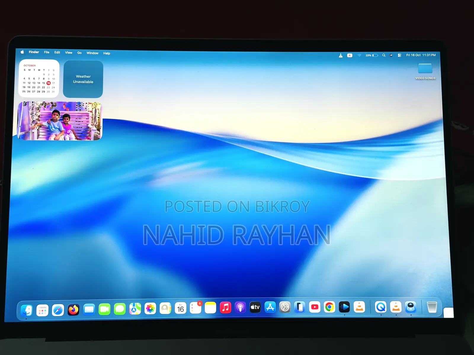 Laptop Apple MacBook Pro 2019 32GB Intel Core i7 SSD 500GB