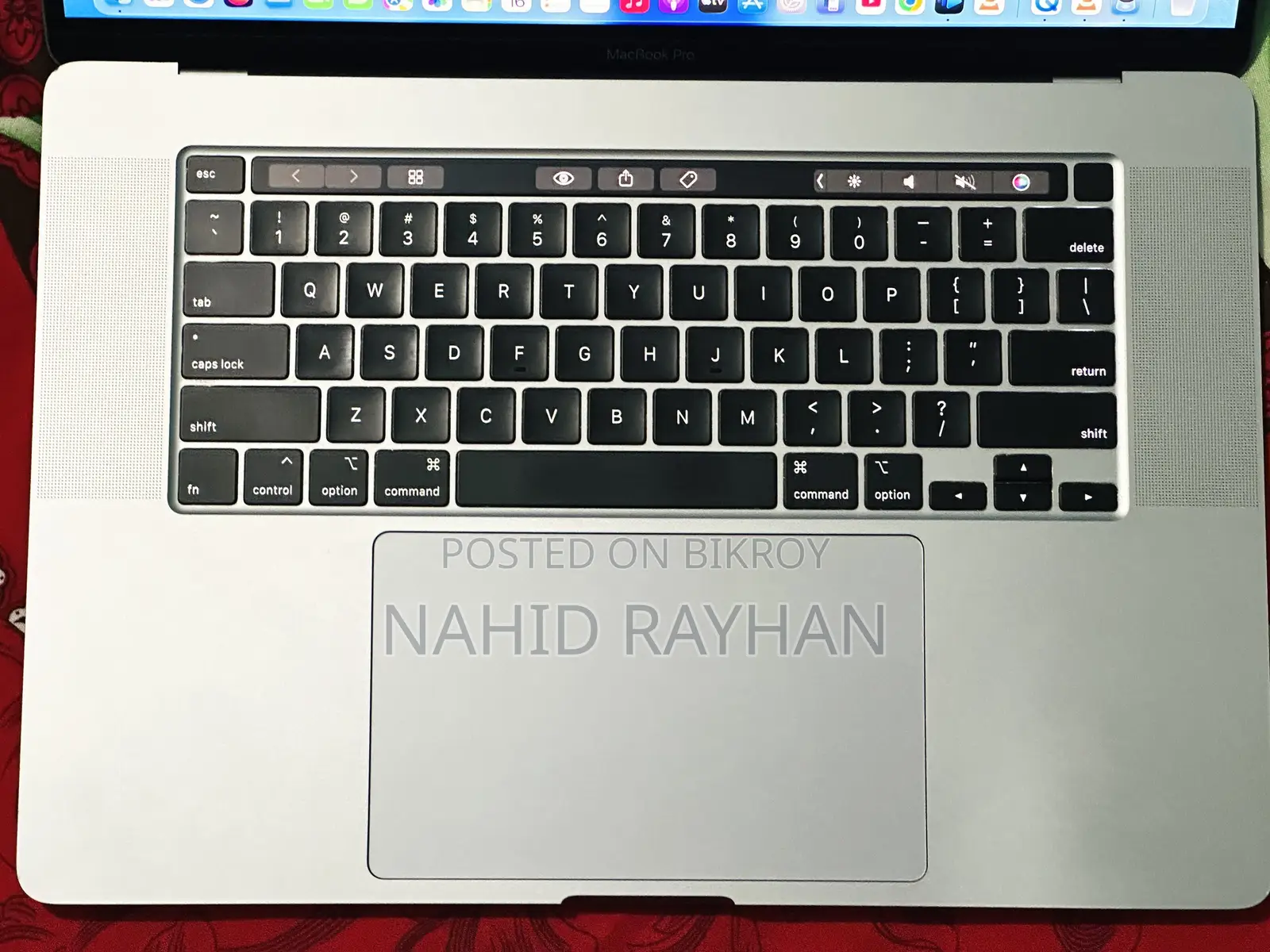 Laptop Apple MacBook Pro 2019 32GB Intel Core i7 SSD 500GB