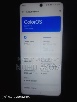 Oppo A3x 64 GB Gray