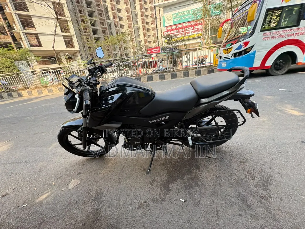 টিভিএস রাইডার ১২৫ ২০২৪ ব্ল্যাক