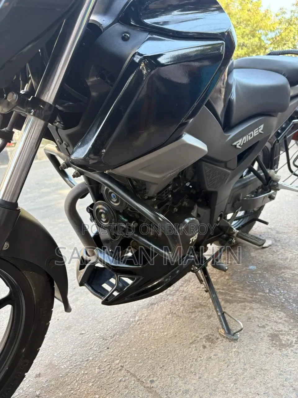 টিভিএস রাইডার ১২৫ ২০২৪ ব্ল্যাক