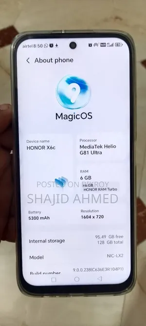New Honor X6C 128 GB White
