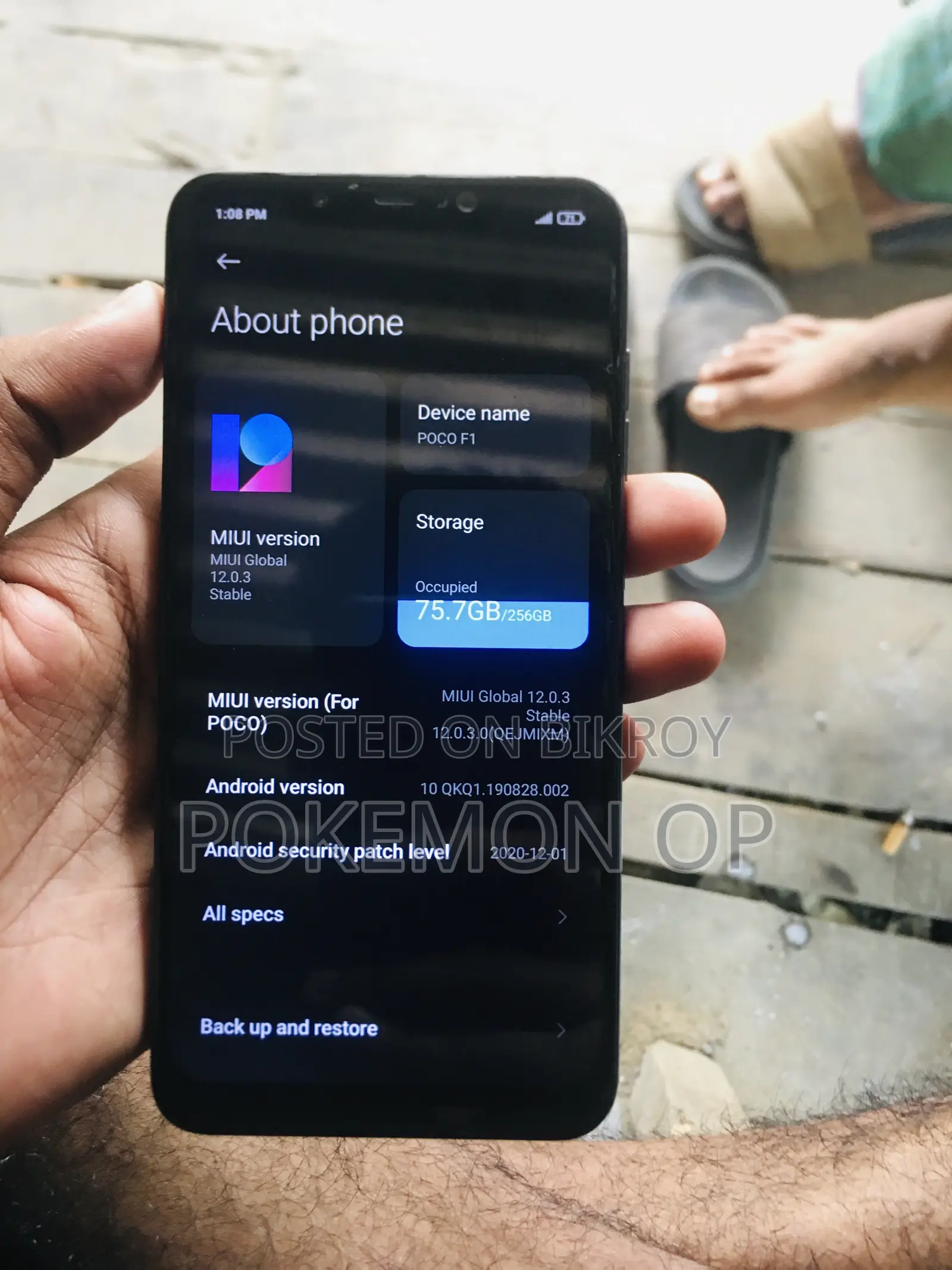 Xiaomi Poco F3 256 GB Black