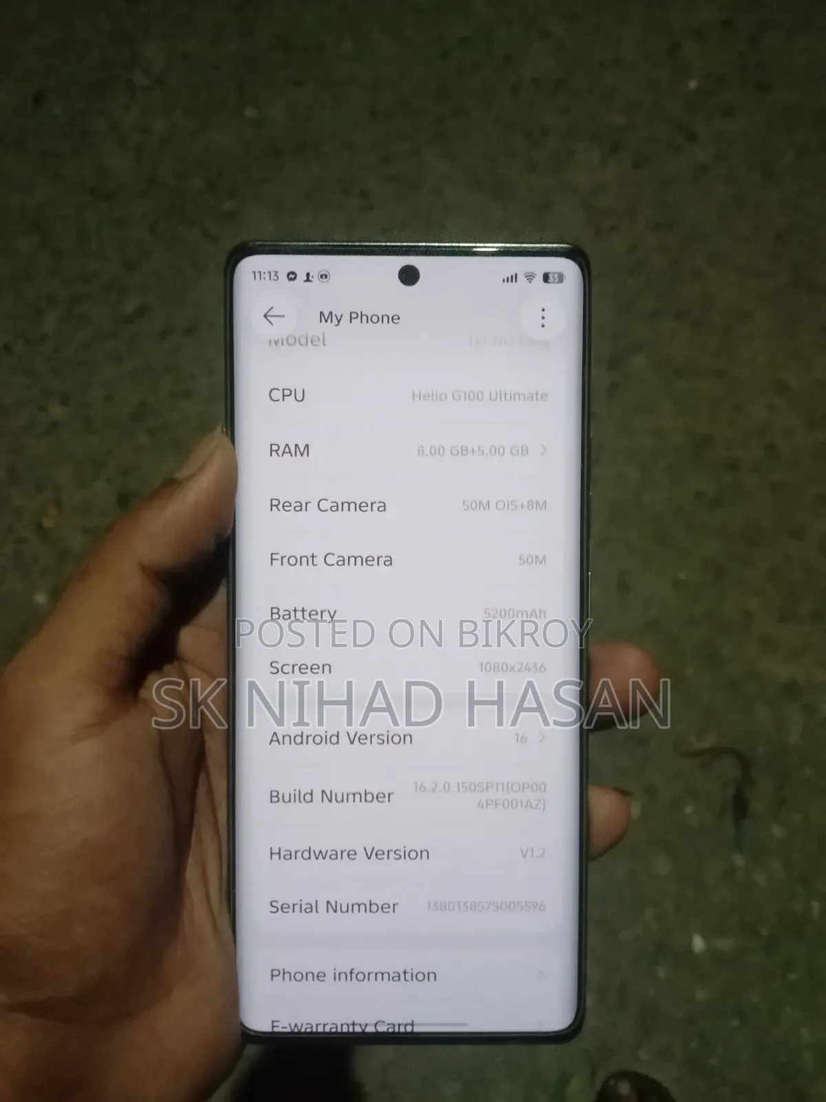 New Tecno Spark 40 Pro 256 GB Black