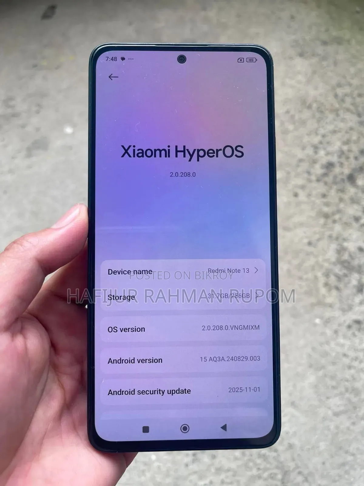 Xiaomi Redmi Note 13 256 GB Black