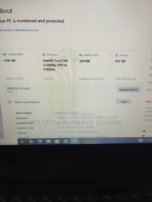 Laptop Lenovo IdeaPad 130 4GB Intel Core i3 HDD 1TB