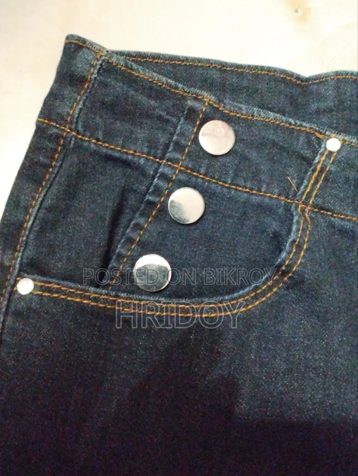 অরিজিনাল এক্সপোর্ট লেডিস ডেনিম প্যান্টস (Original Export Ladies Denim Pants)