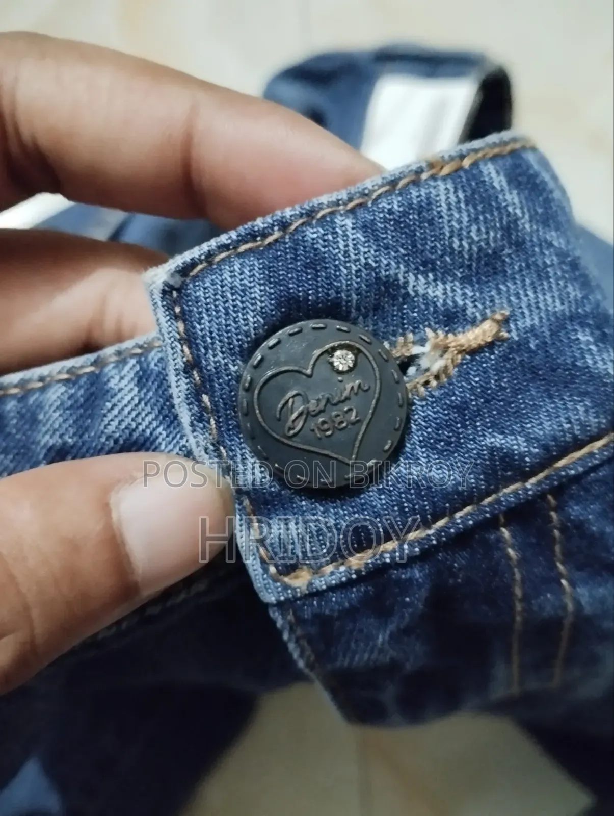 অরিজিনাল এক্সপোর্ট লেডিস ডেনিম প্যান্টস (Original Export Ladies Denim Pants)