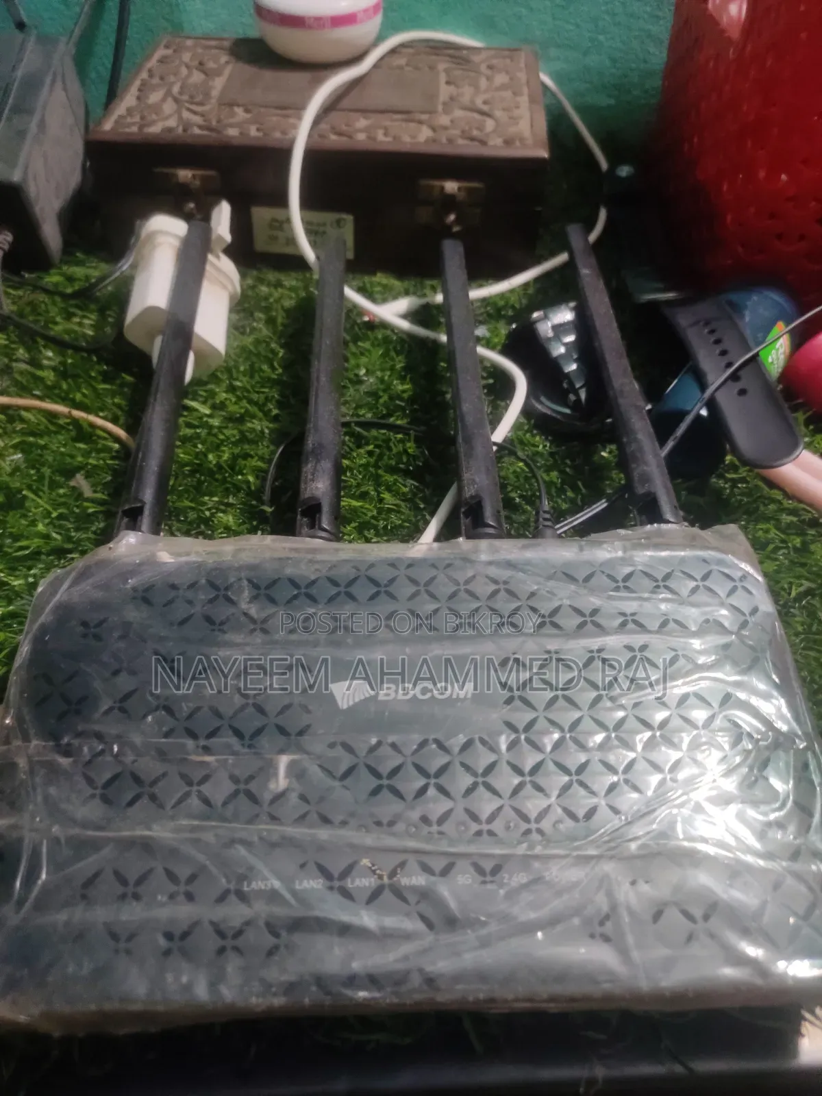 বিডিকম ডুয়াল-ব্যান্ড গিগাবিট ওয়াইফাই রাউটার