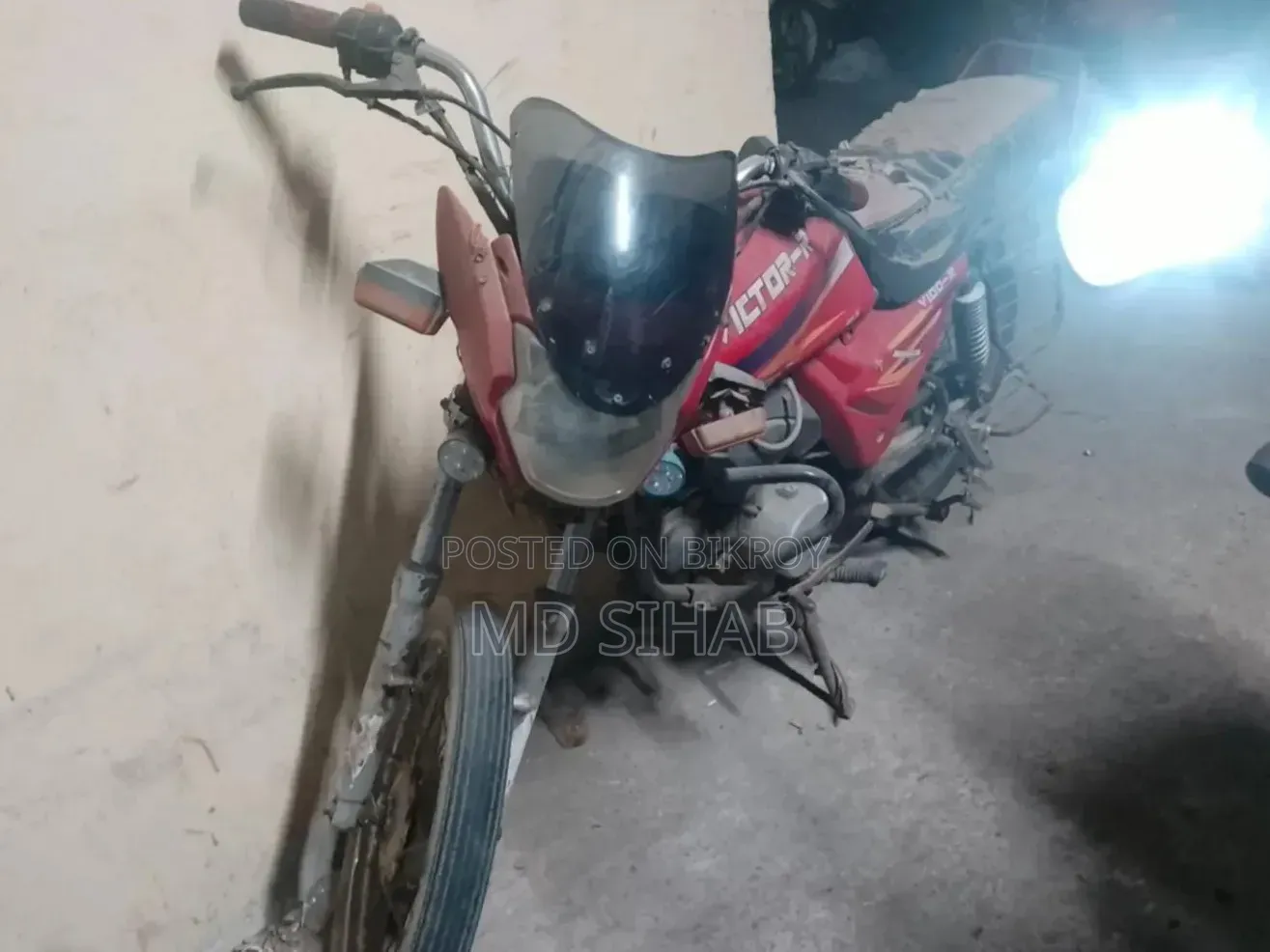 TVS XL 100 2012 Red