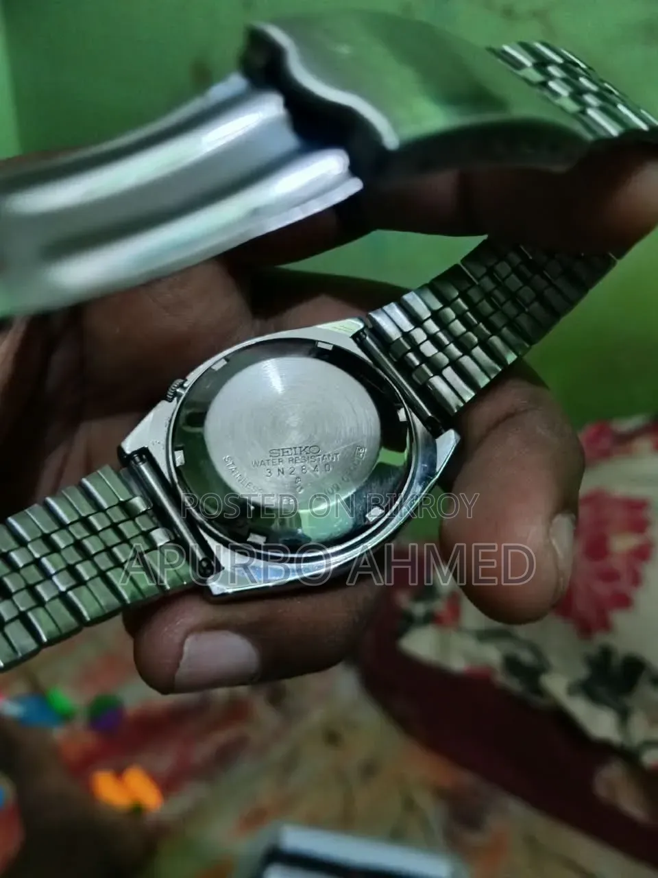 ভিন্টেজ সাইকো ৫ ঘড়ি অরিজিনাল মেশিন ডায়াল মডিফাইড