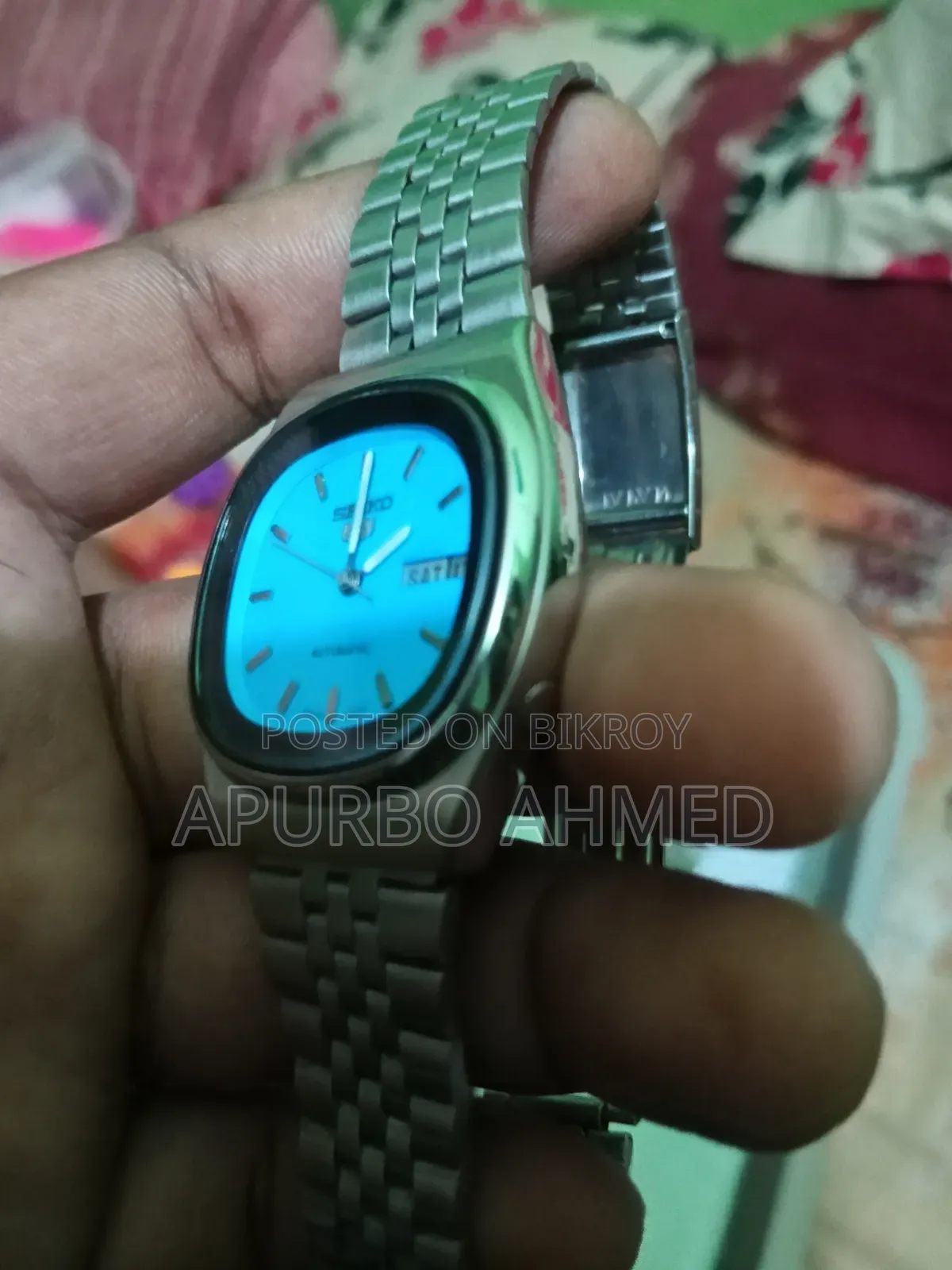 ভিন্টেজ সাইকো ৫ ঘড়ি অরিজিনাল মেশিন ডায়াল মডিফাইড