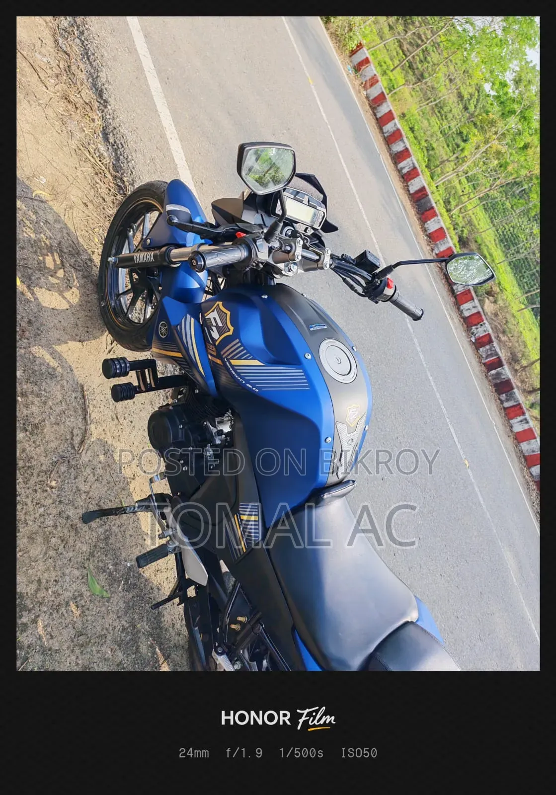 ইয়ামাহা এফজেডএস ভি২ ২০২৬ নীল