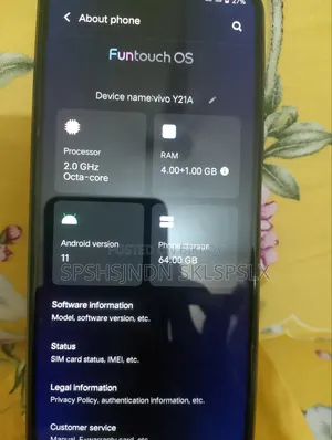 ভিভো ওয়াই২১ ৬৪ জিবি ব্লু