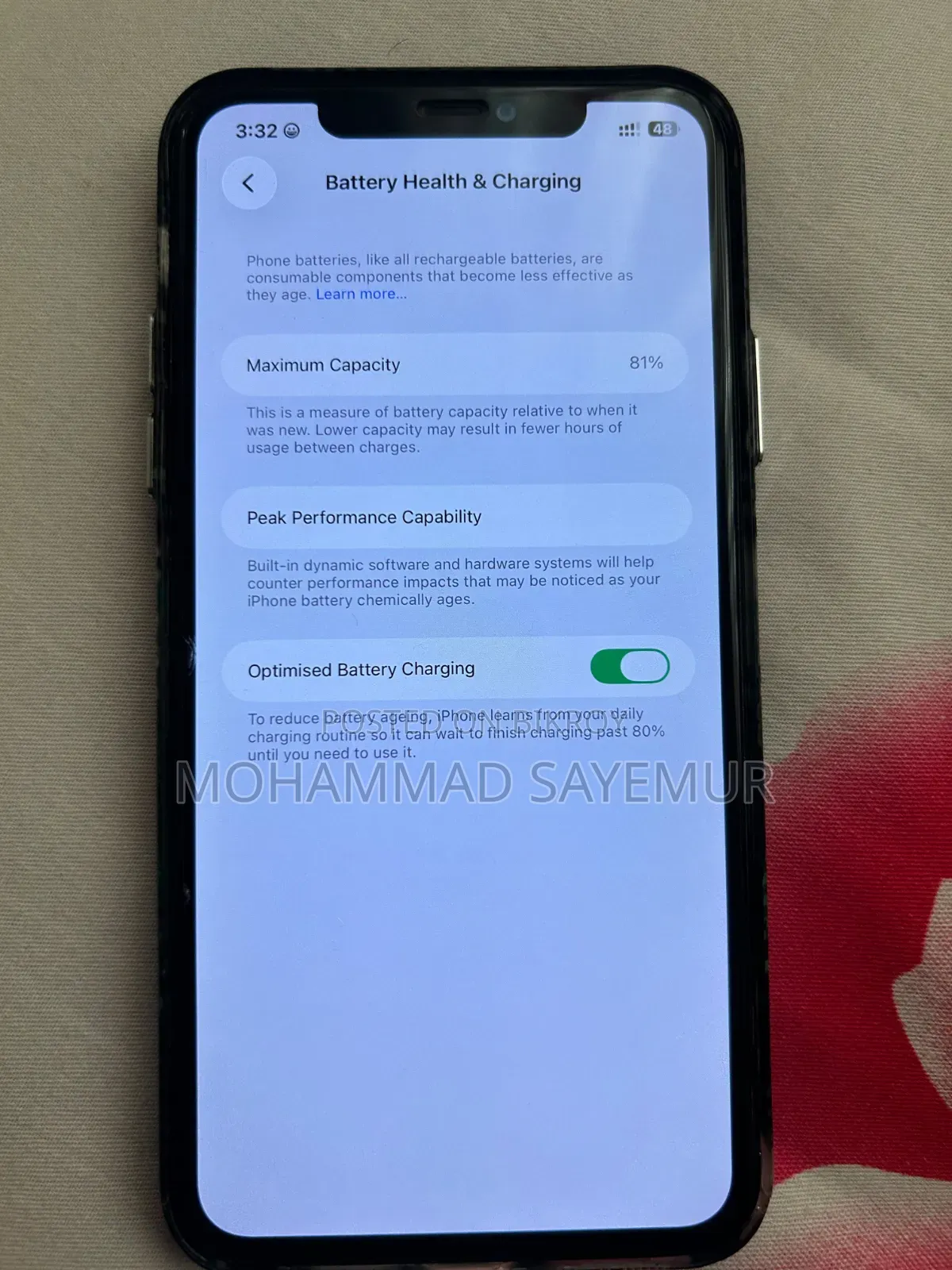 অ্যাপল আইফোন ১১ প্রো ম্যাক্স ২৫৬ জিবি গ্রে