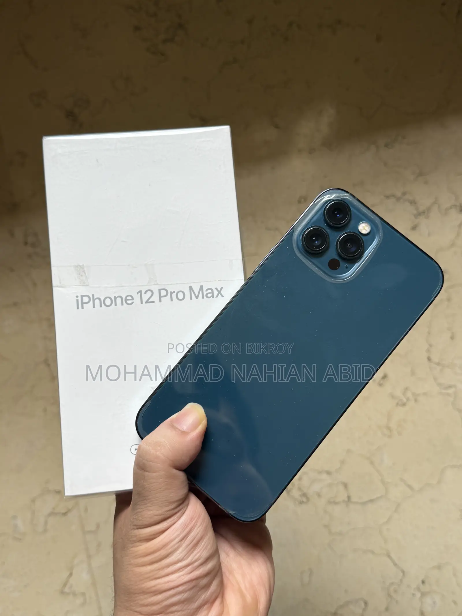 অ্যাপল আইফোন ১২ প্রো ম্যাক্স ২৫৬ জিবি ব্লু