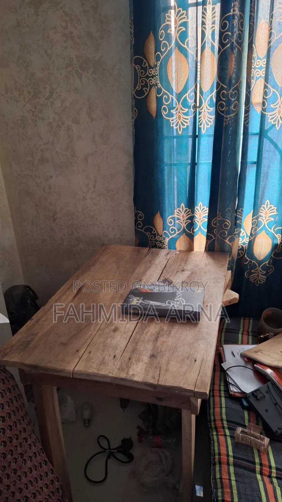 A Single Bed/ Chowki / Table