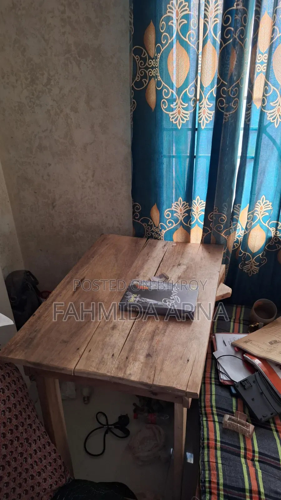 A Single Bed/ Chowki / Table