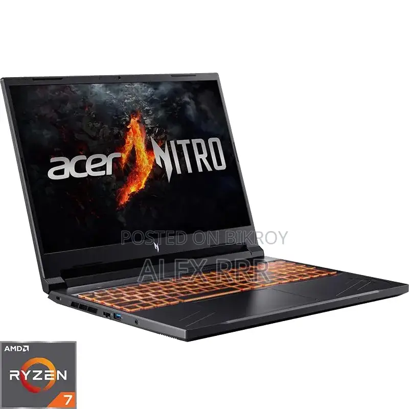 Laptop Acer Nitro V 16 AI 16GB AMD Ryzen 7 SSD 512GB