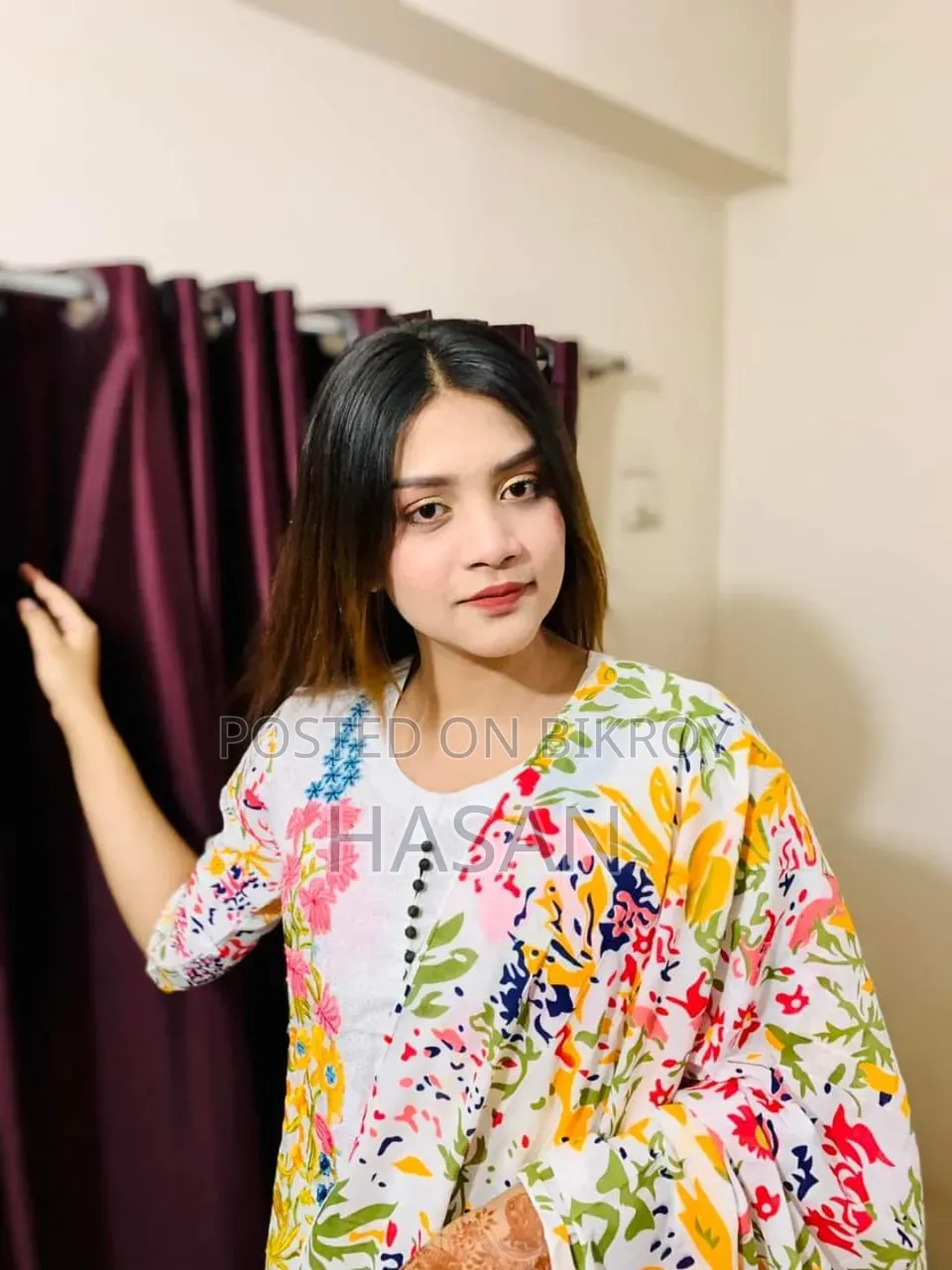কটন থ্রি পিস