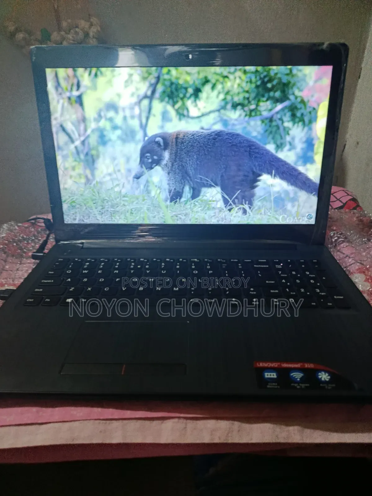 ল্যাপটপ লেনোভো আইডিয়াপ্যাড ৩১০ ৮ জিবি র‍্যাম ইন্টেল কোর আই ৩ প্রসেসর ১২৮ জিবি এসএসডি