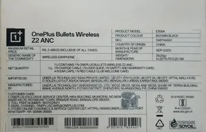 OnePlus Bullets Wireless Z2 ANC