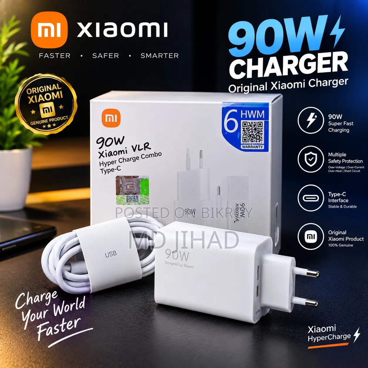 Xiaomi Original 90w Charger