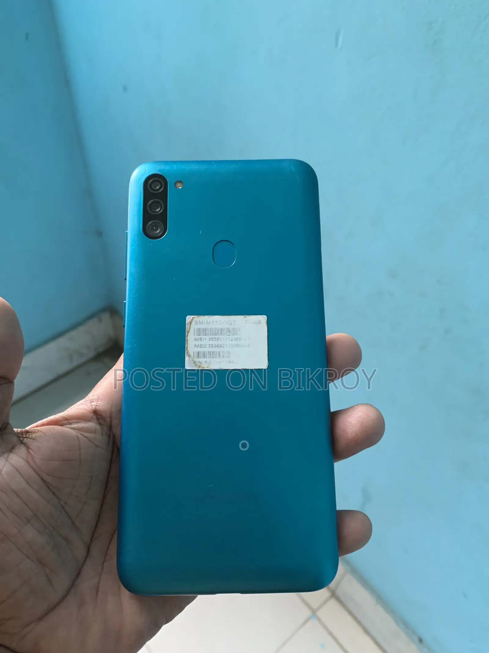 স্যামসাং গ্যালাক্সি এম১১ ৩২ জিবি নীল