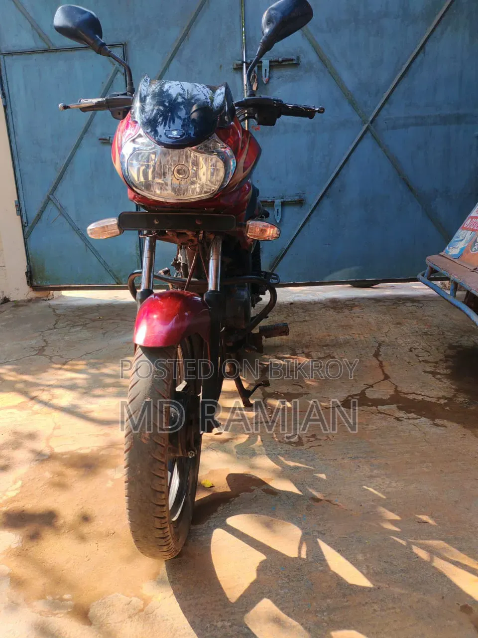 Bajaj Discover 100 2015 Red