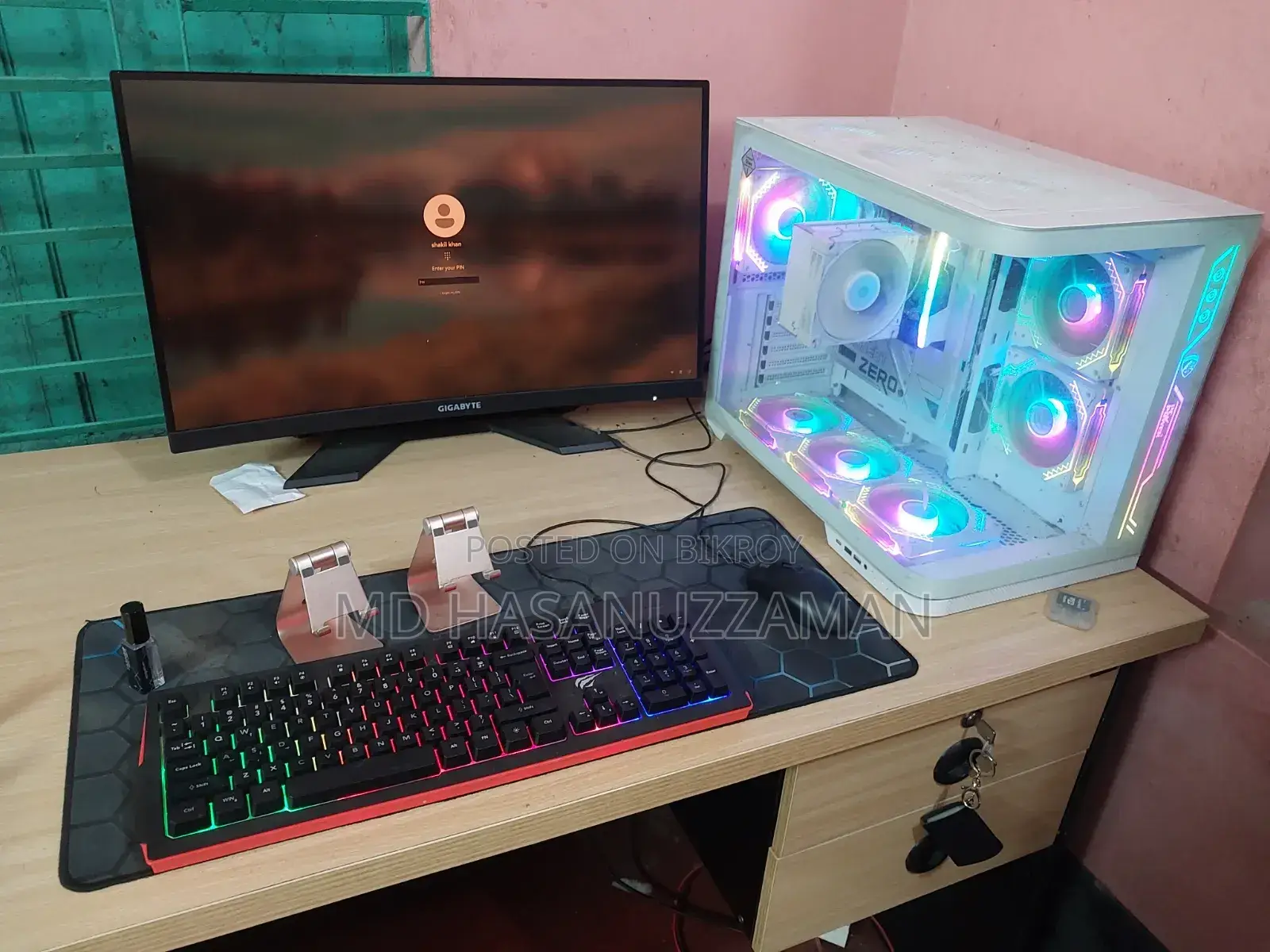 Desktop Computer Gigabyte 16GB AMD Ryzen 7 SSD 512GB
