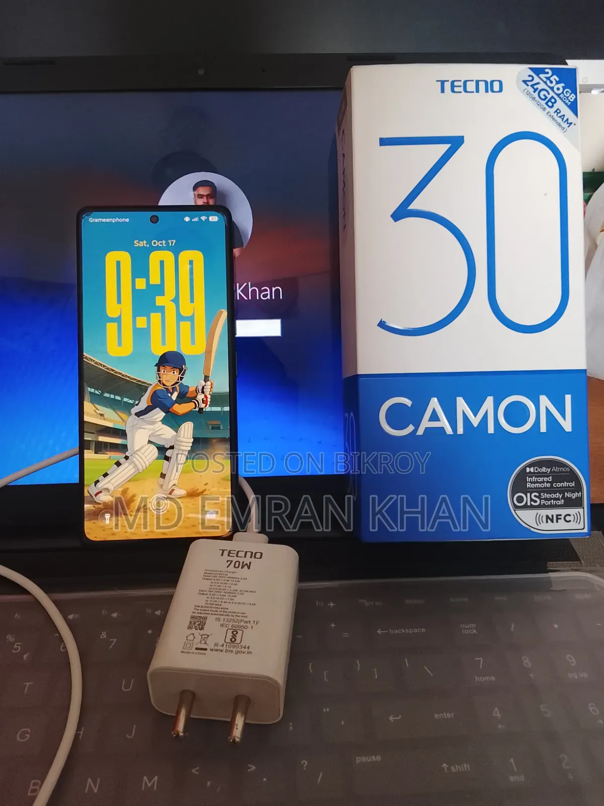 Tecno Camon 30 256 GB Black