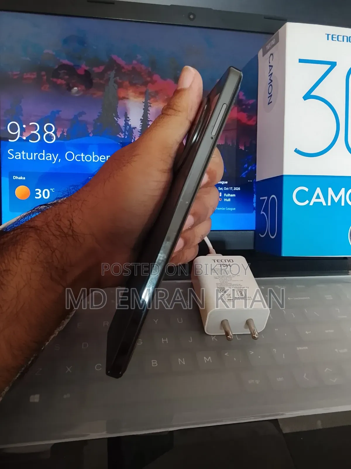 Tecno Camon 30 256 GB Black