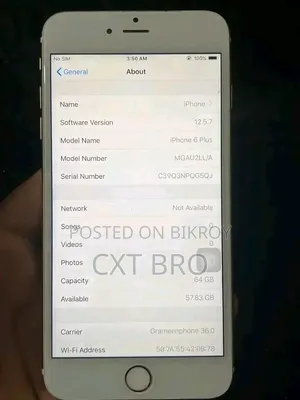 Apple iPhone 6 Plus 64 GB Silver