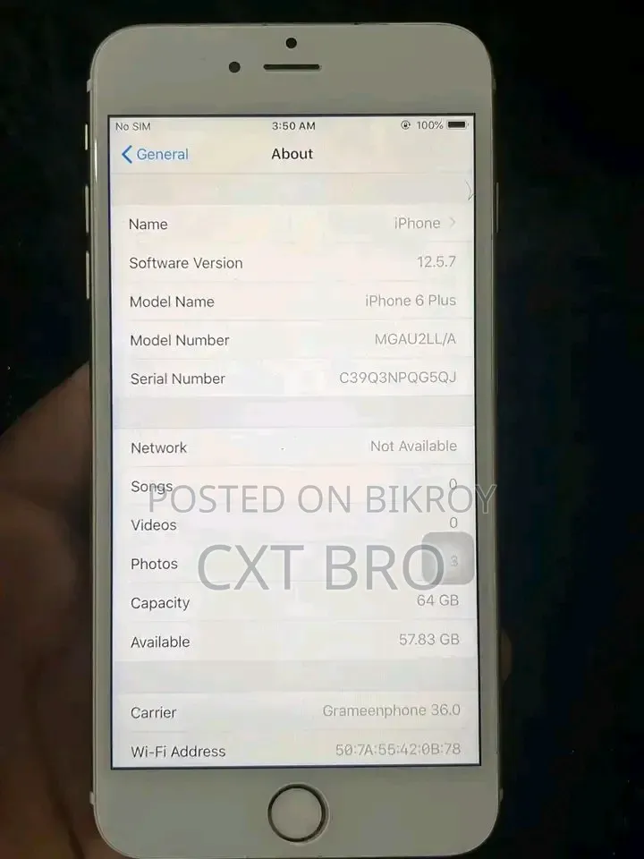 Apple iPhone 6 Plus 64 GB Silver