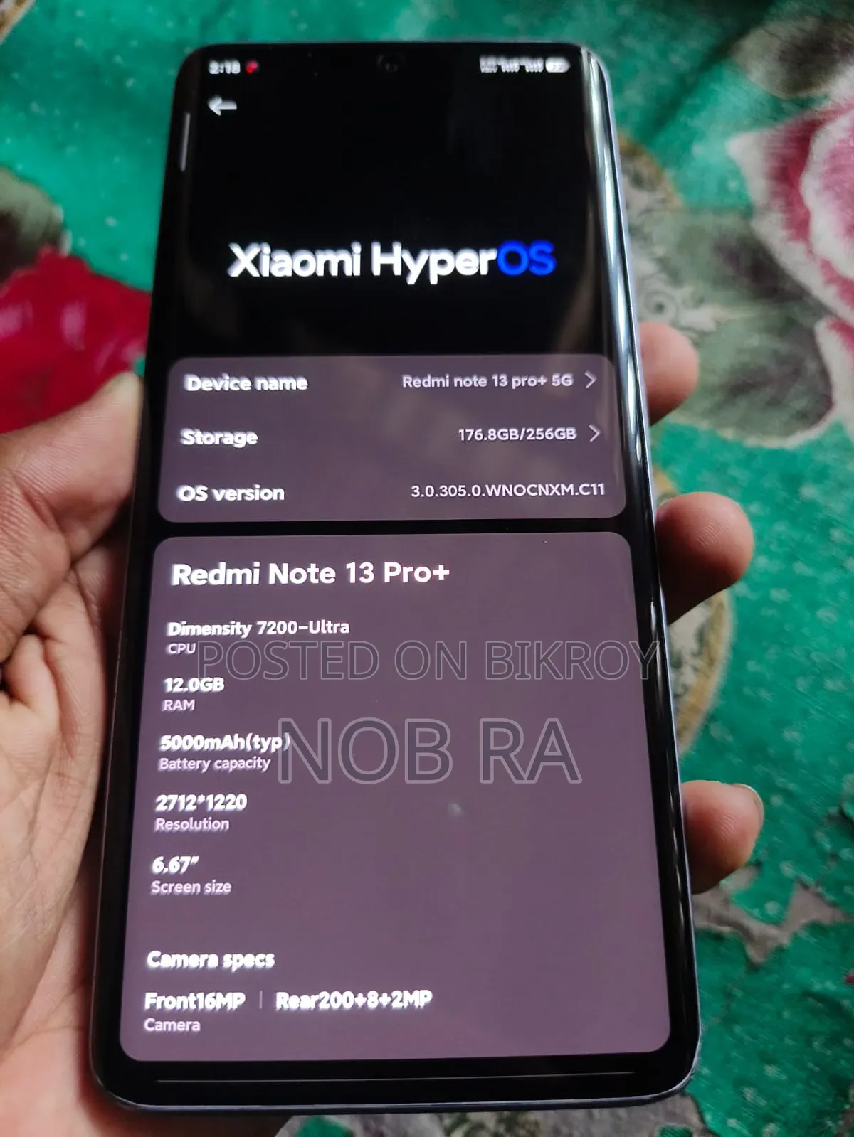 Xiaomi Redmi Note 13 Pro+ 256 GB Purple